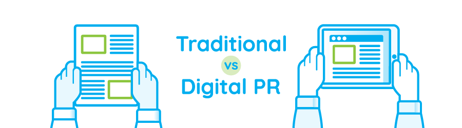 Traditional Newspaper PR versus Digital PR Tablet news