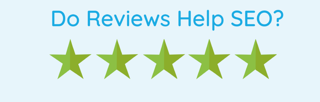 do reviews help SEO image