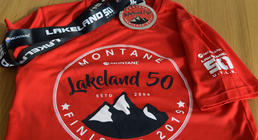 Lakeland-50-2019-Medal-and-Finisher-tee Lakeland 50 finisher tee and medal